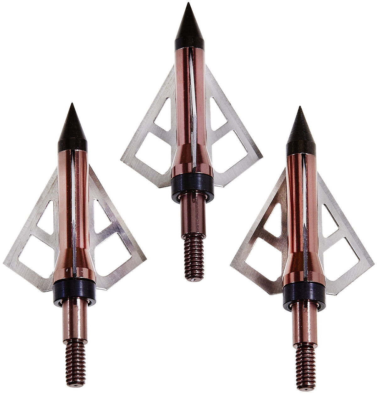 Allen 14611 Optimus 3-Blade 100 Grain Broadhead Rose Gold Pack of 3