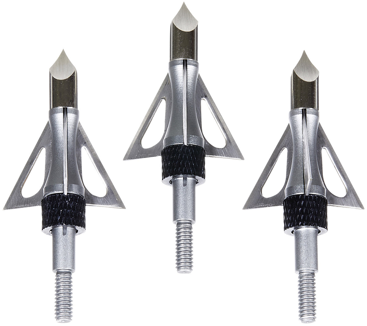 Allen 14635 Stryke Impact Fixed Blade Archery Broadhead Silver 3 Pack