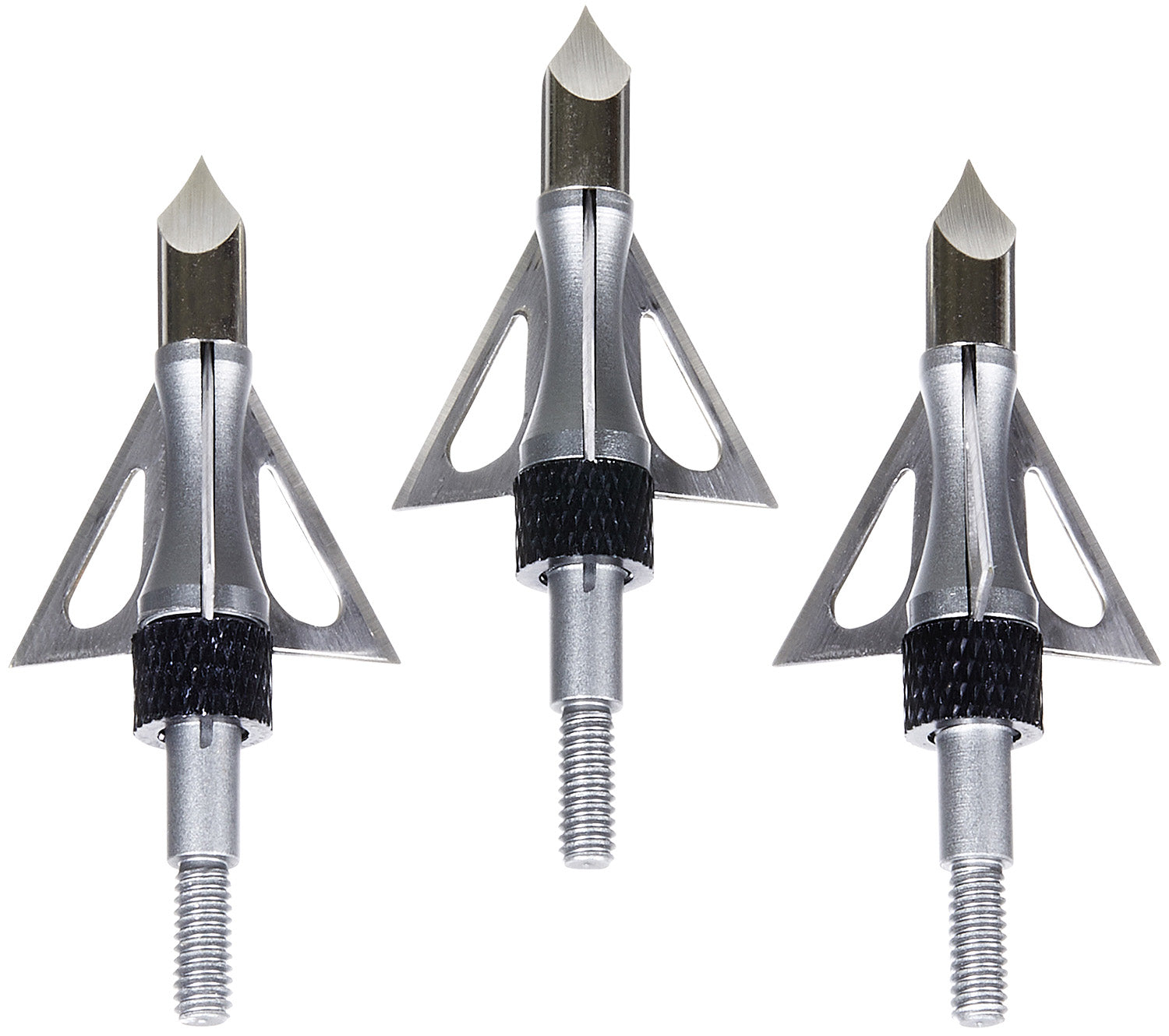 Allen 14635 Stryke Impact Fixed Blade Archery Broadhead Silver 3 Pack