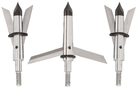 Allen 14674 Stryke Tomahawk Expandable Archery Broadhead Silver 3 Pack