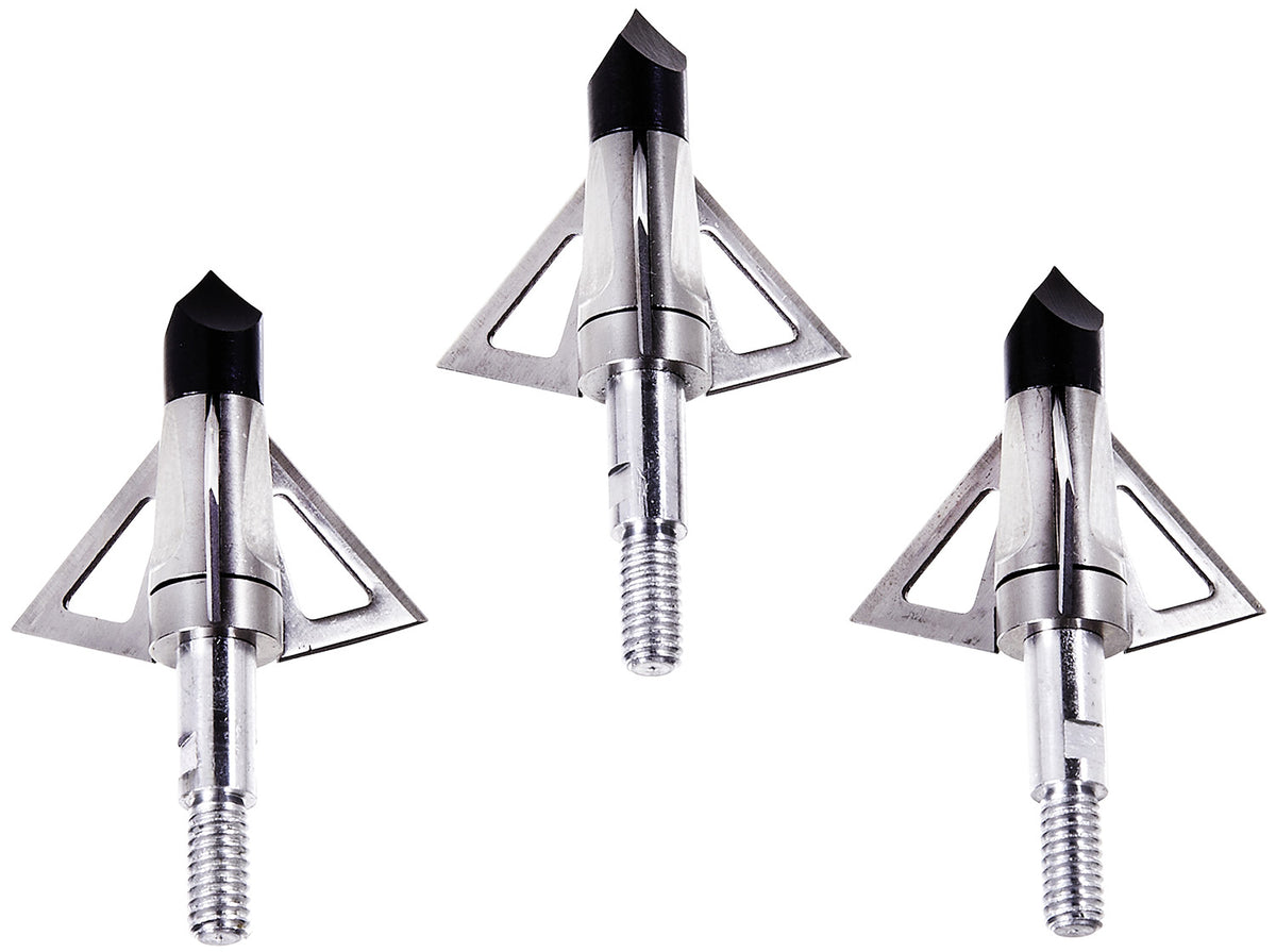 Allen Velox Ballistic Fixed Broadhead Stainless Steel Blades Silver 3 Pack