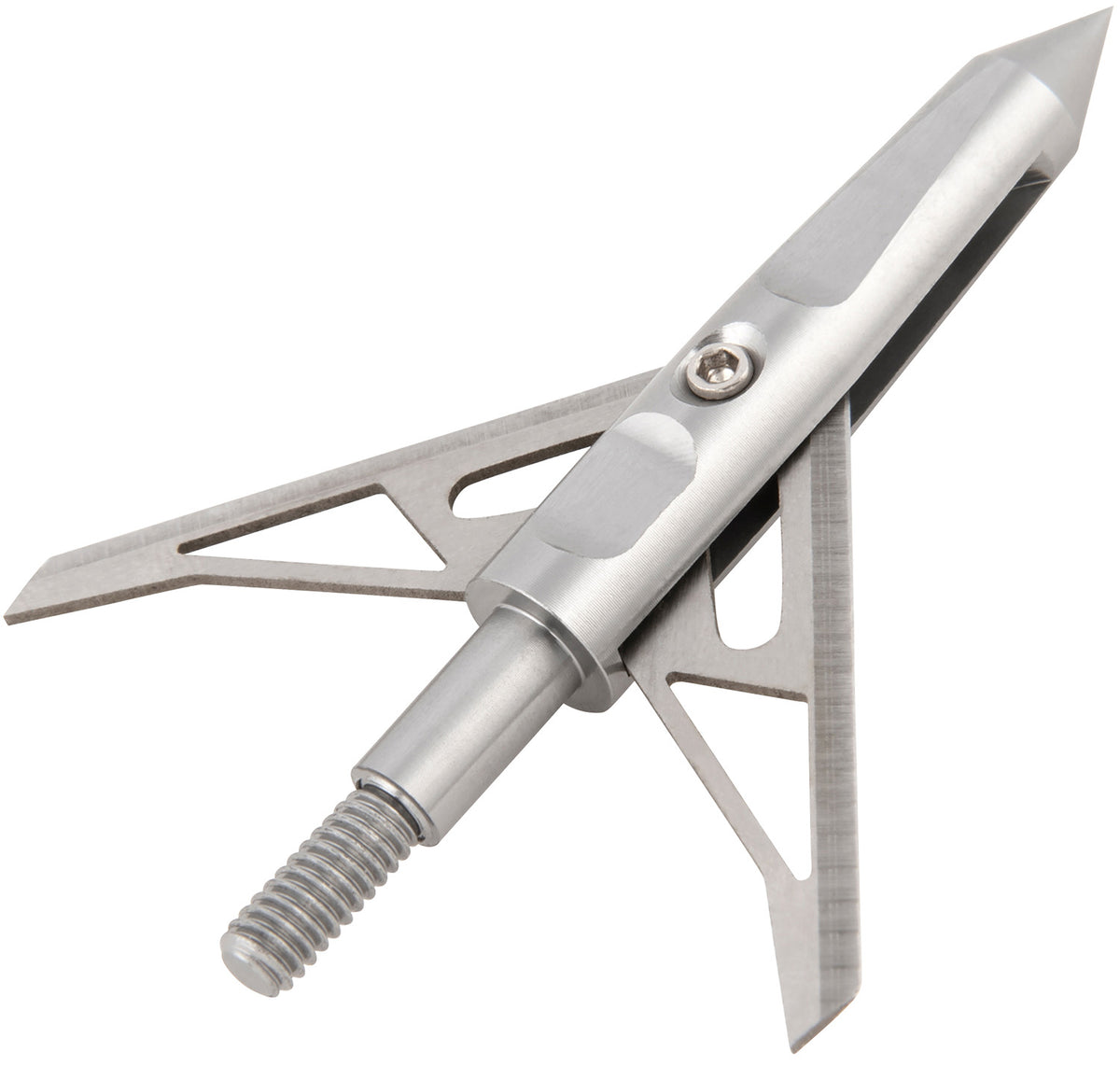 Allen 14786 Stryke Vapor Rear-Deploy Broadhead Stainless Steel Silver 3 Pack