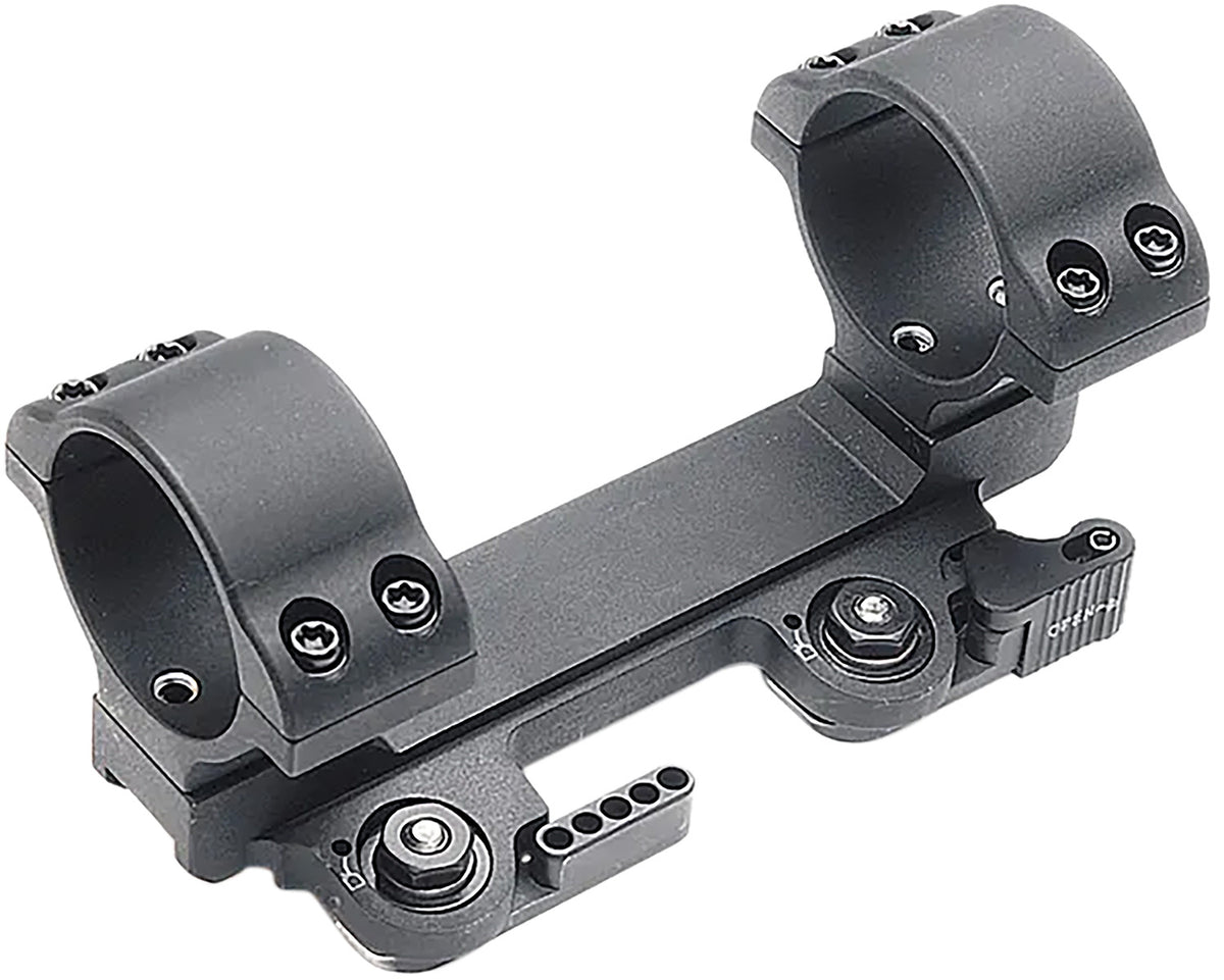 LaRue Tactical LT11130 30mm Tube Medium Ring In-Line Quick-Detach Mount Black