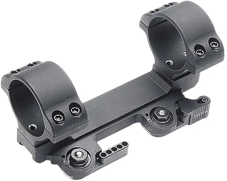 LaRue Tactical LT11130 30mm Tube Medium Ring In-Line Quick-Detach Mount Black