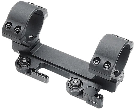 LaRue Tactical LT11230 30mm In-Line QD Mount Medium Rings 20 MOA Black Aluminum