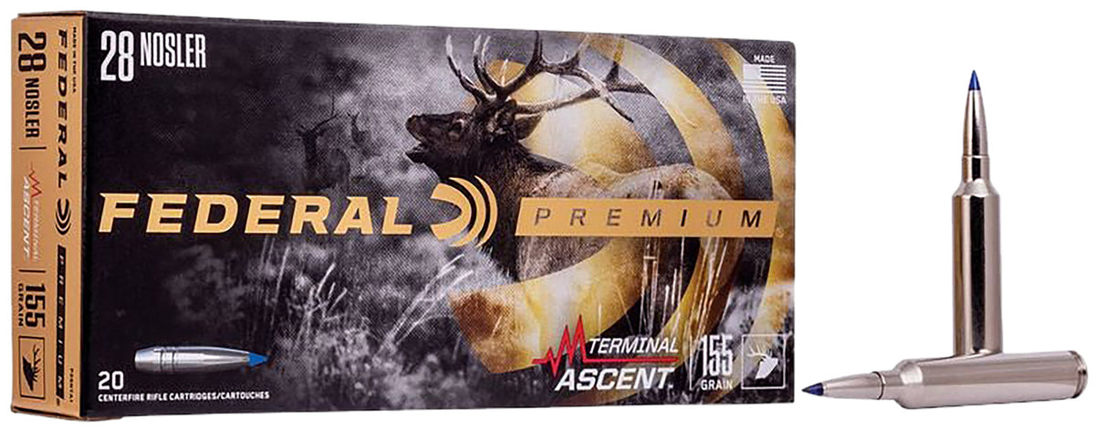 Federal .28 Nosler Polymer Tip 155 grain Polymer Tip ammunition