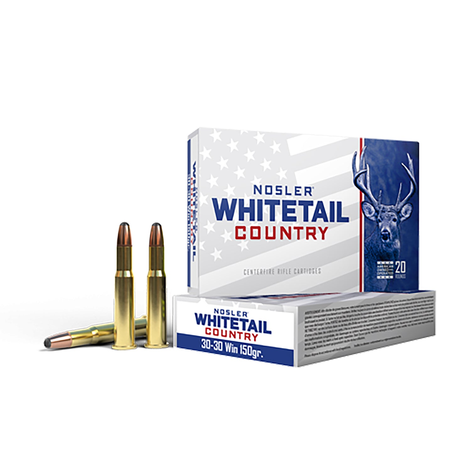 Nosler .30-30 Winchester Whitetail Country 150 grain Solid ammunition