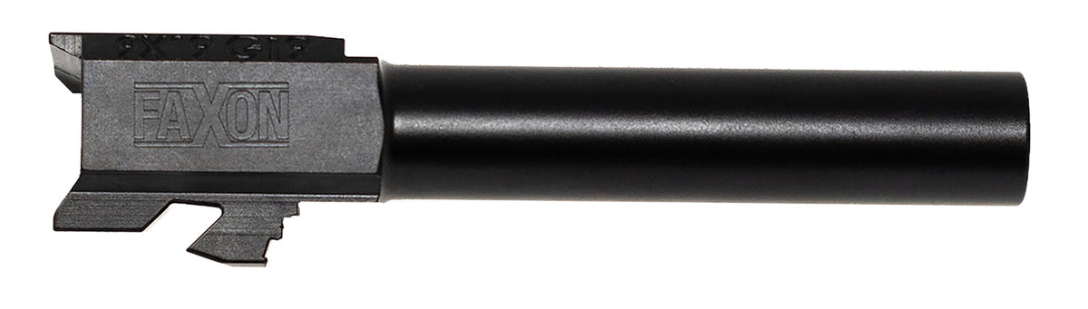 Faxon Firearms 9mm Duty Series 4150 Steel Nitride Pistol Barrel for Glock 19 Gen 2-5