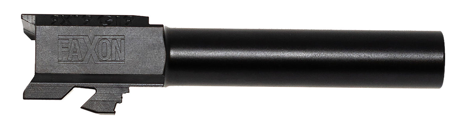 Faxon Firearms 9mm Duty Series 4150 Steel Nitride Pistol Barrel for Glock 19 Gen 2-5