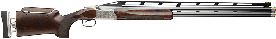 Browning 0183574003 Citori 825 Trap Max 12 Gauge 2.75" 30" Polished Blued Invector-DS Extended Silver Nitride Steel Receiver/High Gloss Black Walnut Stock