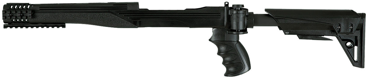 ATI Outdoors Strikeforce Six-Position Adjustable Side-Fold Black Stock with Picatinny Rails for Ruger 10/22