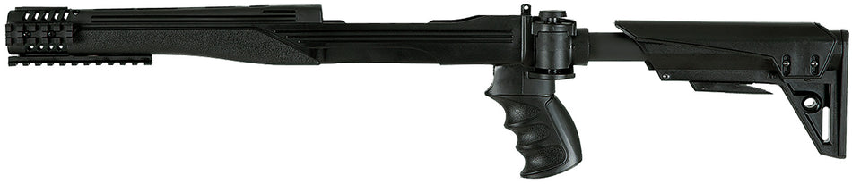 ATI Outdoors Strikeforce Six-Position Adjustable Side-Fold Black Stock with Picatinny Rails for Ruger 10/22
