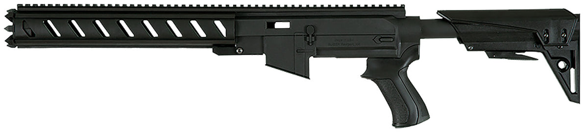 ATI Outdoors AR-22 GEN2 Adjustable AR-15 Style Stock Kit Black Synthetic for Ruger 10/22