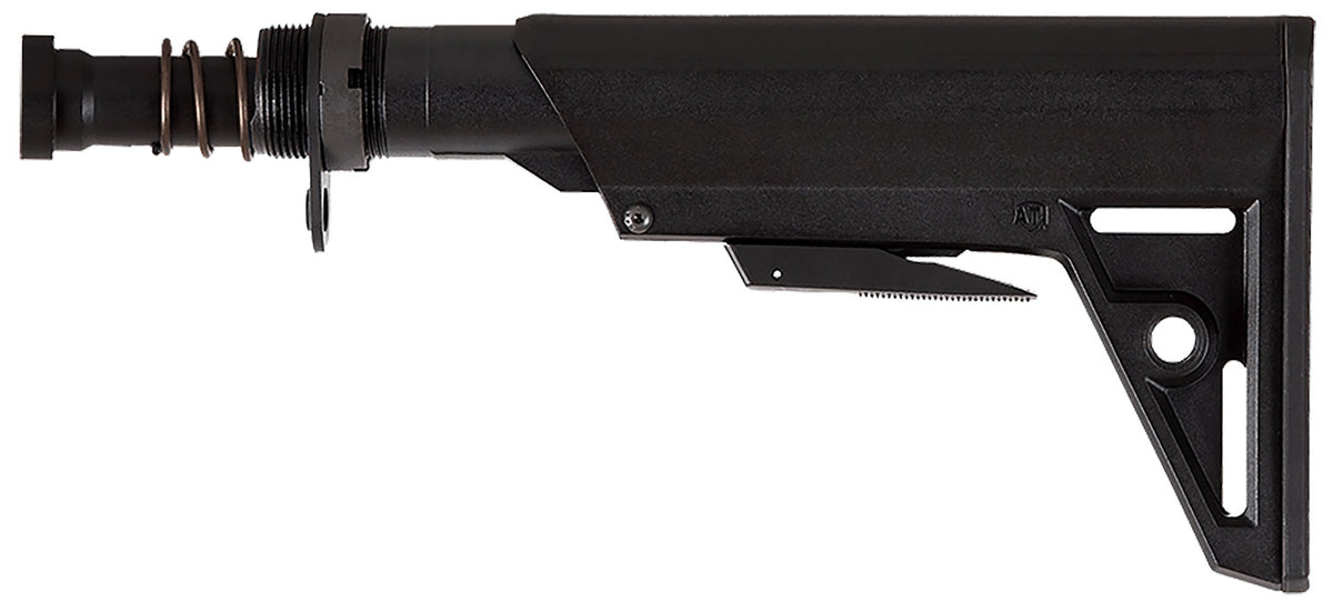 ATI Outdoors Six-Position Adjustable M4 Buttstock with Military Type III Anodized 6061-T6 Aluminum Buffer Tube for AR-15