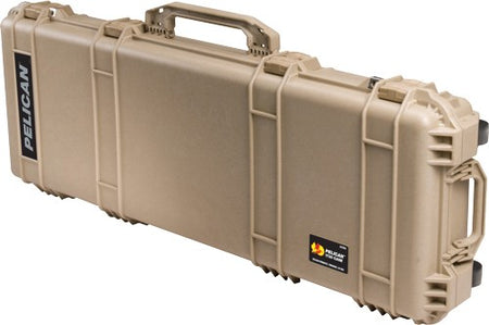 Pelican 1720 Tan Hard-Side Wheeled Protector Gun Case for 42" Firearms