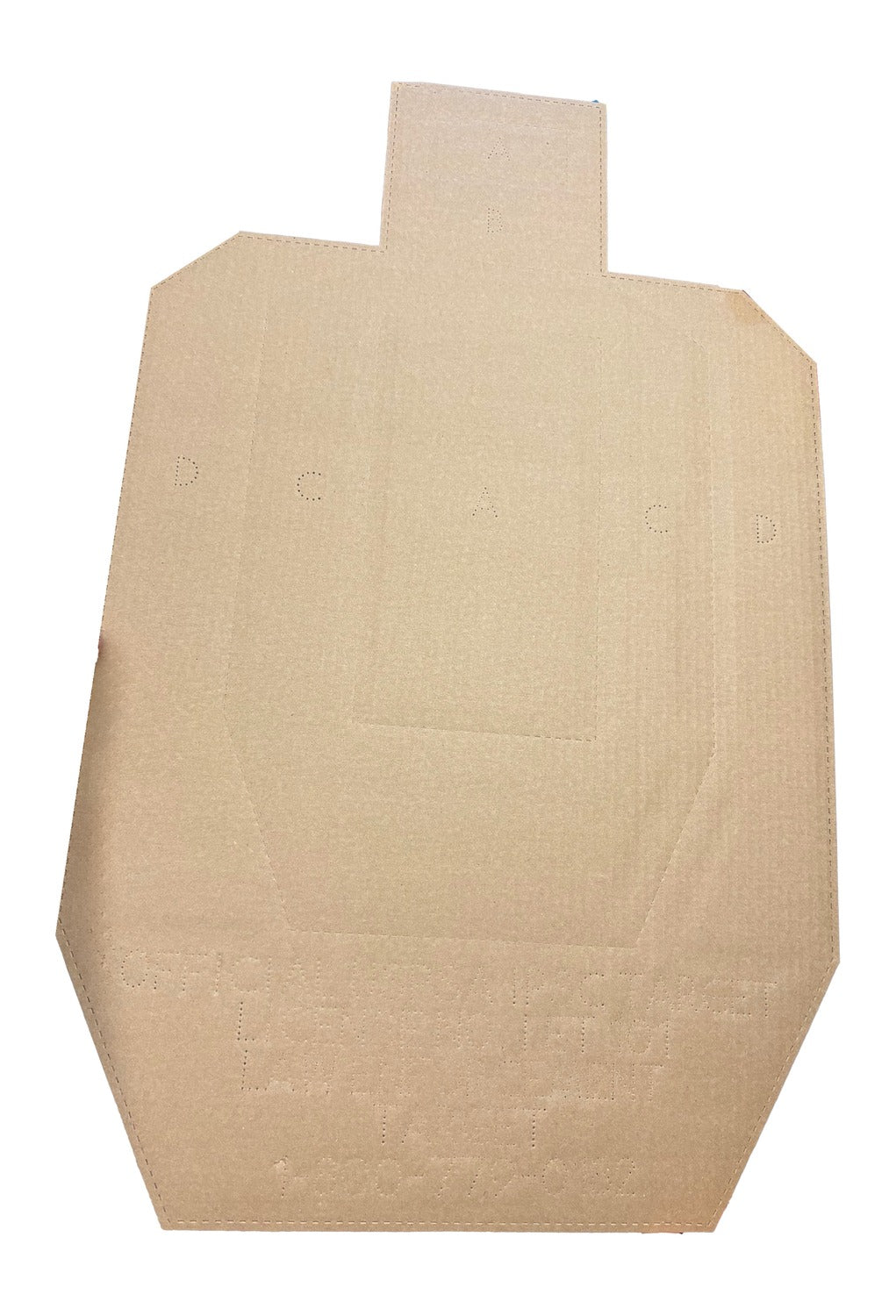 Action Target IPSC-CB Competition IPSC Cardboard Hanging Targets 18"x30" Box of 100