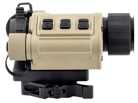 InfiRay Outdoor RICO Micro V2 640 Thermal Weapon Sight 1x 25mm Multiple Reticle Tan