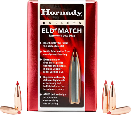 Hornady 6.5mm ELD Match 147 Grain Rifle Bullets 500ct