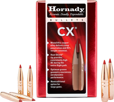 Hornady 6.5mm .264 90gr CX Projectiles 50-Count