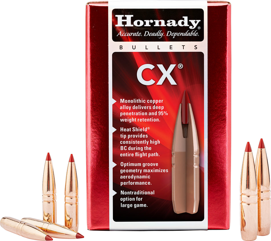 Hornady 6.5mm .264 90gr CX Projectiles 50-Count