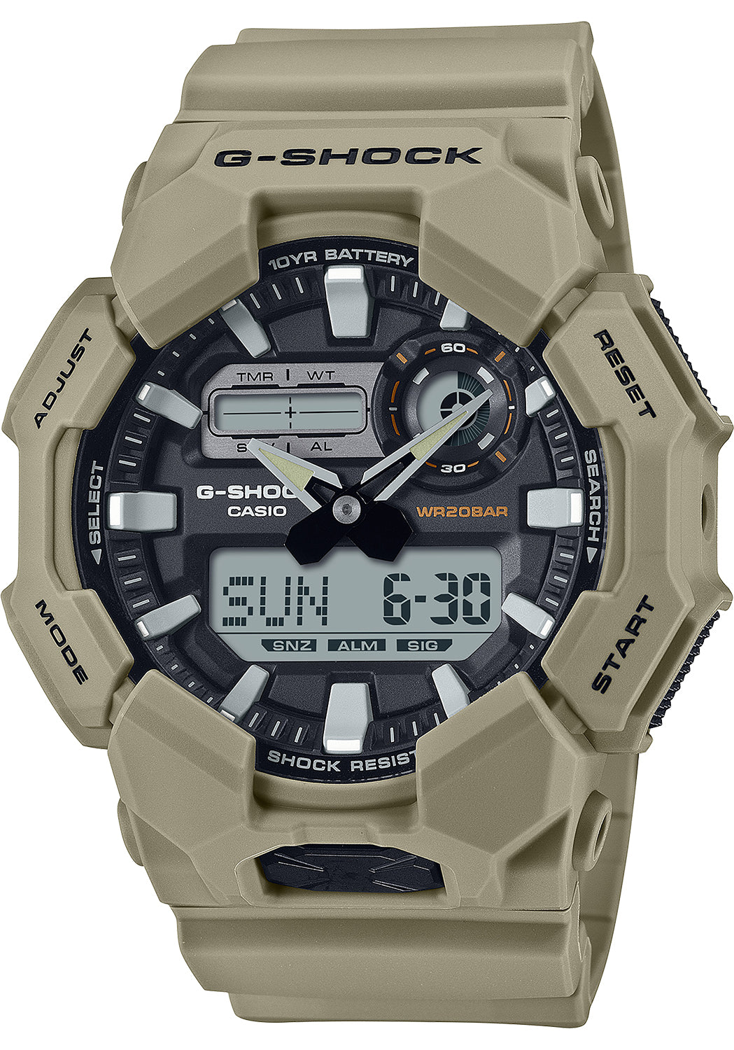 GSHOCK GA0105ACR ANLG-DIGTL TAN