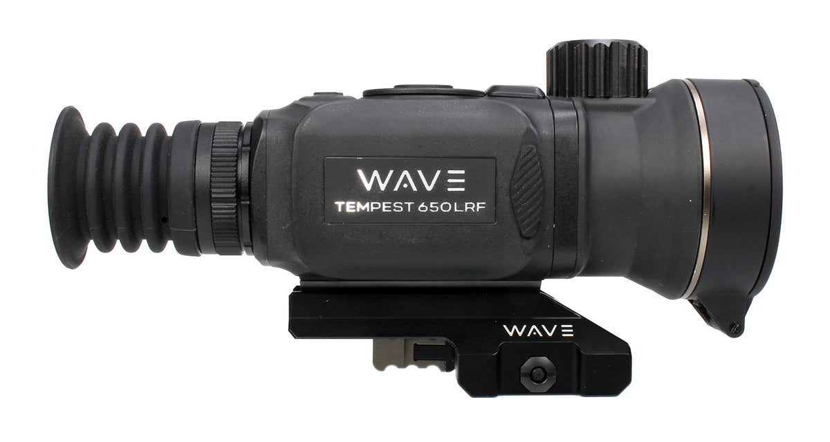 Wave WTS205 Tempest 650 LRF Thermal Imaging Scope Black 3x50mm Multi Reticle 640x512 50Hz 12x Rapid/Smooth Digital Zoom