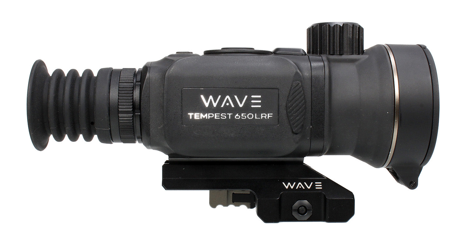 Wave WTS205 Tempest 650 LRF Thermal Imaging Scope Black 3x50mm Multi Reticle 640x512 50Hz 12x Rapid/Smooth Digital Zoom