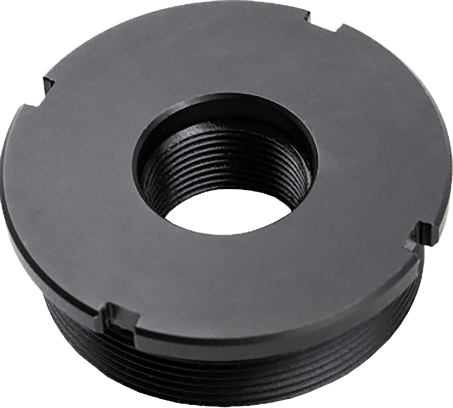 CMMG 55DA503 Direct Thread Muzzle Mount 1/2"x28 Black Nitride 1.375-24 HUB Compatible