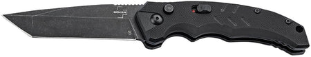 Boker Plus 01BO797 Intention II 3.07" Tactical Auto Tanto D2 Steel Black G10 Scales