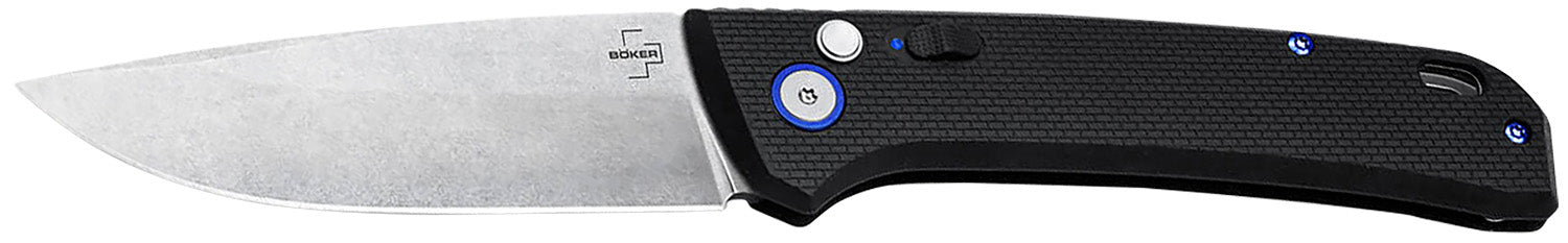 Boker Plus 01BO920 FRND 3.35" Drop Point D2 Steel Blade 4.52" Black Grivory Scales