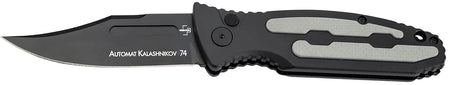 Boker Plus Kalashnikov 01KALS136 3.35" Clip Point D2 Black Blade Black Aluminum G10 Handle Pocket Knife
