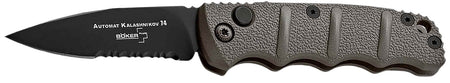 Boker Plus Kalashnikov 01KALS96 2.52" Drop Point D2 Black Blade Gray Aluminum Handle Folder