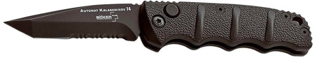 Boker Plus Kalashnikov 01KALS98 2.52" Tanto D2 Blade Black Aluminum Handle Compact Pocket Knife