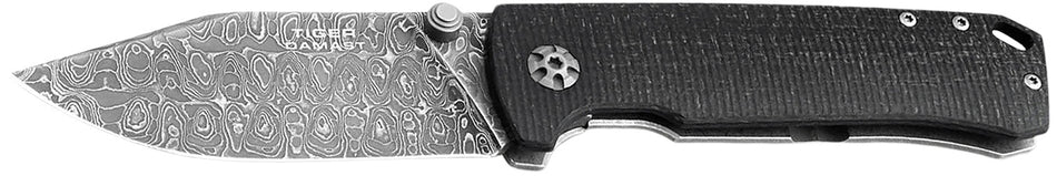 Boker 111103DAM Tiger-Damast 3.35" Damascus Blade Micarta Handle Pocket Folder