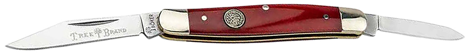 Boker 110844 Classic Pen Knife D2 Pen/Spear Blade Smooth Red Bone Scales