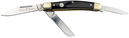 Boker 110857 Traditional Stockman Large D2 Clip/Sheepsfoot/Spey Knife Brown Jigged Bone Scales