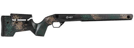 MDT CRBN Green/FDE Foam Filled Carbon Fiber Stock for Remington 700