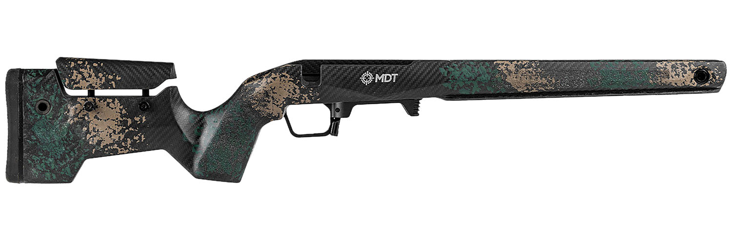 Mdt Sporting Goods Inc 114482HGF Green/FDE Foam Filled Carbon Fiber Fits Remington 700