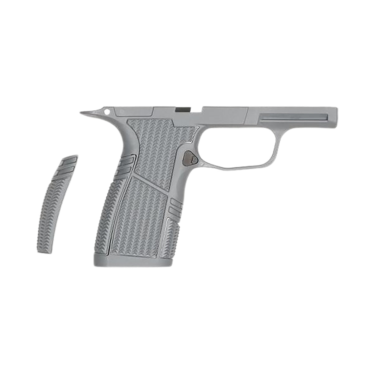 Tyrant CNC TDP365GRMSNUBGREY SIG SAUER P365 Snub Nose Grey Grip Module