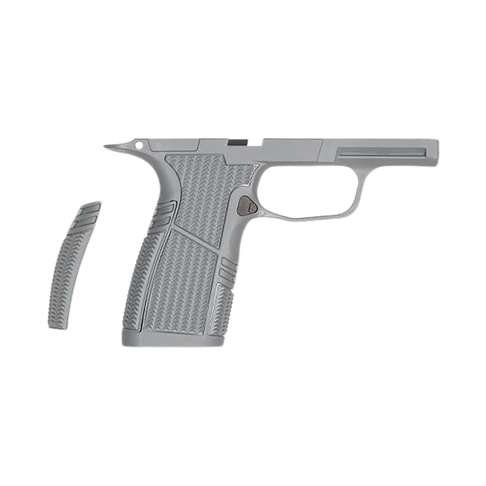 Tyrant CNC TDP365GRMSNUBGREY SIG SAUER P365 Snub Nose Grey Grip Module