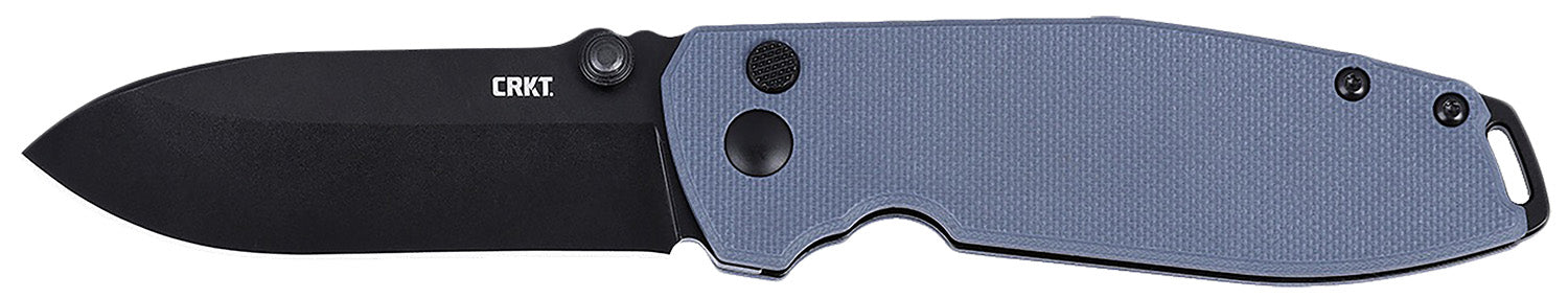 CRKT 2495G Squid XM EDC Folder 2.95" Black Oxide D2 Steel, Gray G10 Handle