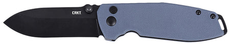 CRKT 2495G Squid XM EDC Folder 2.95" Black Oxide D2 Steel, Gray G10 Handle