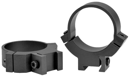 Warne 731M 30mm Medium Rimfire Horizontal Split Black Steel Scope Rings 3/8"/11mm Dovetail