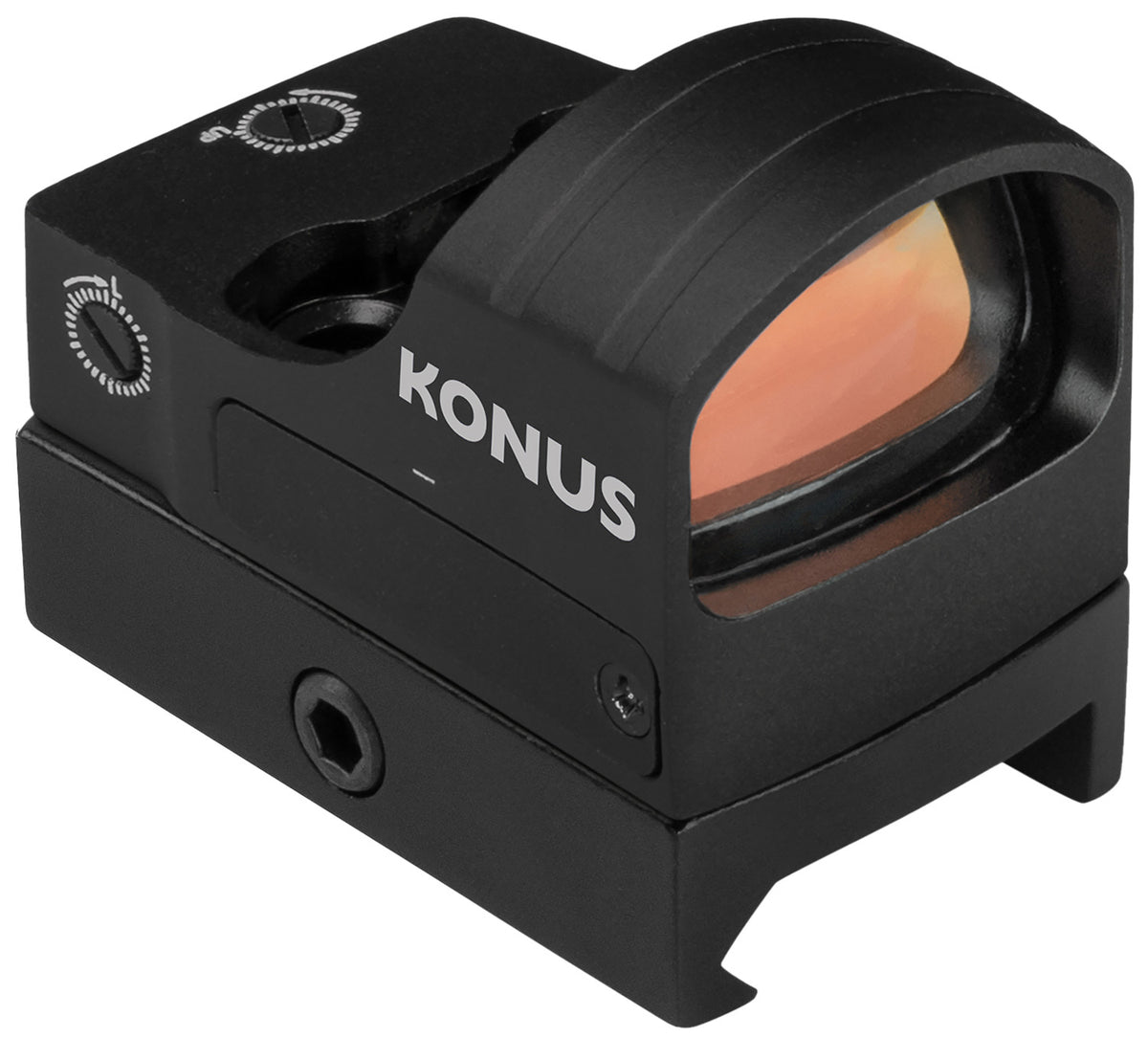 Konus 7206 Fission 4.0 1x Red Dot Sight 4 MOA Multiple Reticles