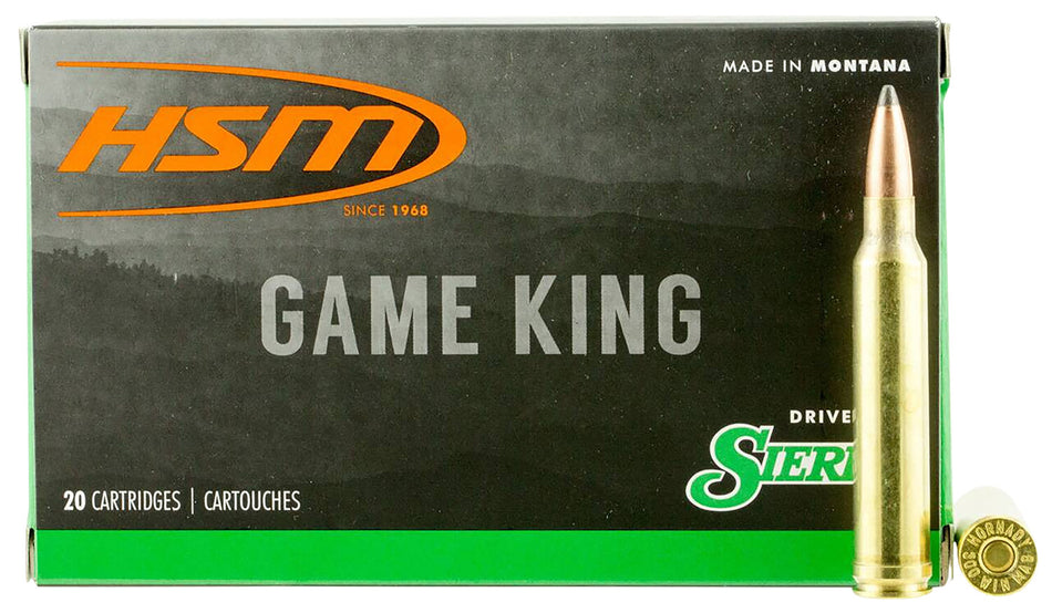 HSM .300 Rem SAUM  180 grain Spitzer Boat Tail ammunition