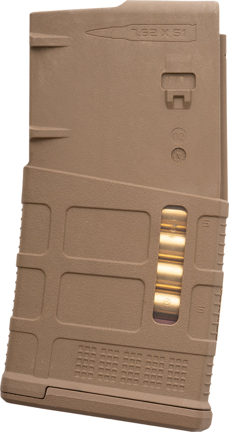 Magpul MAG1429MCT PMAG GEN M3 20-Round Magazine for AR-10/M110/SR25 .308 Win Flat Dark Earth