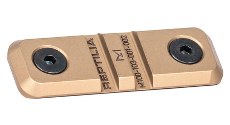 Reptilia LLC 100280 M-LOK Low Profile Rail Mount for Aiming Lasers, FDE Aluminum