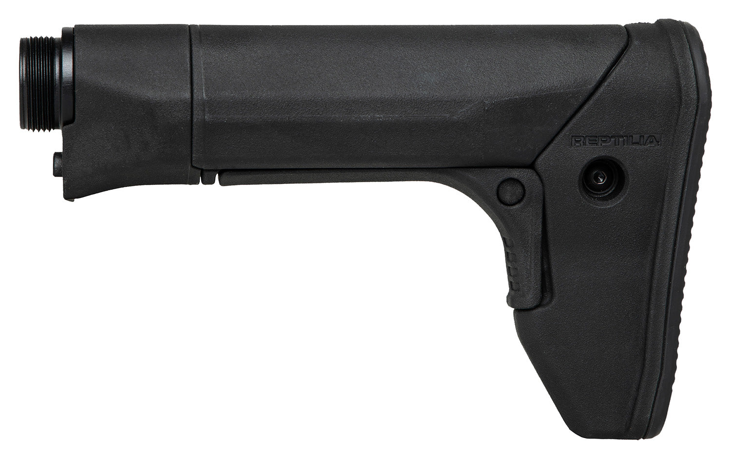 Reptilia LLC 100141 Black Glass-Filled Nylon RECCE E Carbine Stock Fits AR-15/M4/SR-15