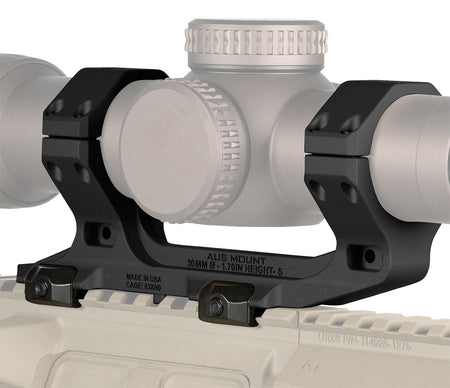 Reptilia LLC 100238 Black 30mm 1.70" AUS Optic Mount M1913 Picatinny Rail