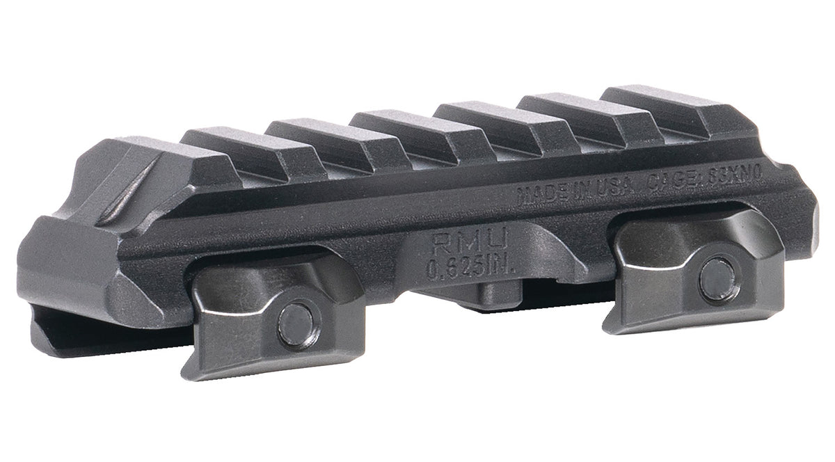 Reptilia RMU Mount 6-Slot Black Mil-Spec 1913 Picatinny Optic Riser Mount
